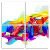 Colorful Formula One panels paint by numbers