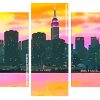 Colorful New York panels paint by numbers