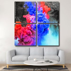 Colorful Smoke panels paint by numbers