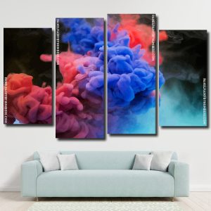 Colorful Smoke Panel paint by numbers