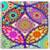 Colourful Mandala Art Panels paint by numbers