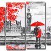 Couple In London panels paint by numbers