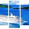 Cruise Ship In The Ocean Panels paint by numbers