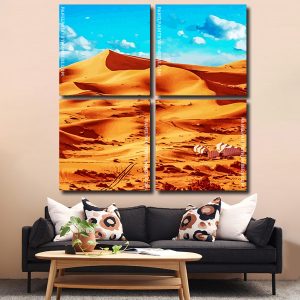 Desert Landscape panels paint by numbers