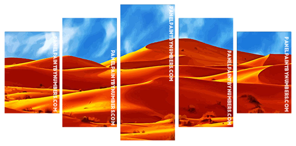 Desert Sand Panels paint by numbers