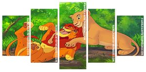 Disney Nala And Simba Panel paint by numbers