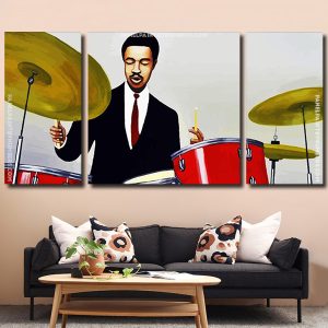 Drums Player Panels paint by numbers