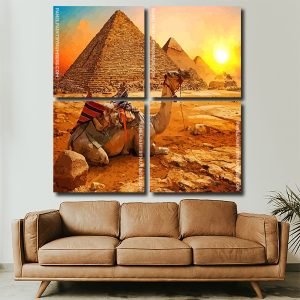 Egypt Desert Camel panels paint by numbers