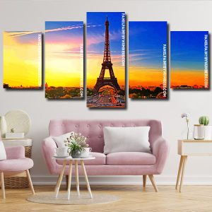 Eiffel Tower Paris panels paint by numbers