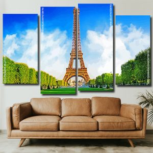 Eiffel Tower Paris Panels paint by numbers