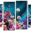 Florals Art panels paint by numbers