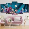 Florals Art panels paint by numbers