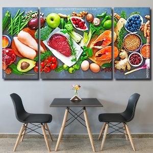 Food And Nutrition Panels paint by numbers