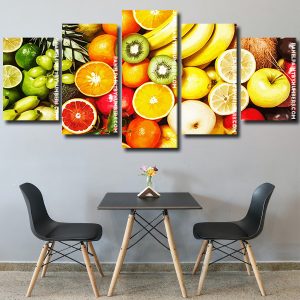 Fresh Fruits Panels paint by numbers