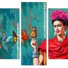 Frida Kahlo With Butterflies Panel paint by numbers