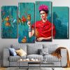 Frida Kahlo With Butterflies Panels paint by numbers