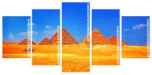 Giza Pyramids Panel paint by numbers