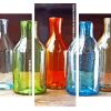 Glass Bottles Panels paint by numbers