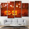 Halloween Pumpkins panels paint by numbers