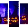 Halloween Pumpkins Panels paint by numbers