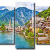 Hallstatt Austria Panels paint by numbers