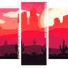 Illustration Desert Panels paint by numbers