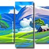 Illustration Nature Scene Panels paint by numbers