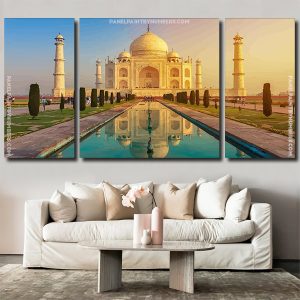 India Taj Mahal Panels paint by numbers