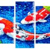 Koi Fishes Panels paint by numbers