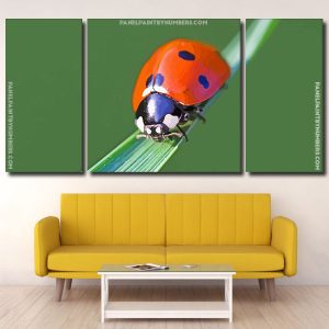 Lonely Ladybird panels paint by numbers