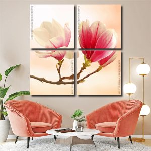 Magnolia Flowering Plant panels paint by numbers