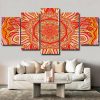 Mandala Art Illustration panels paint by numbers