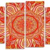 Mandala Art Illustration panels paint by numbers