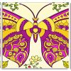 Mandala Butterfly panels paint by numbers