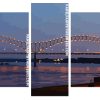 Memphis Bridge At Night panels paint by numbers