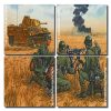 Military Soldiers In War panels paint by numbers