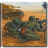 Military Soldiers In War panel paint by numbers