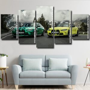 Modern BMW M3 And M4 Panels paint by numbers