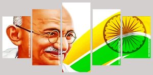 https://panelpaintbynumbers.com/products/mohandas-karamchand gandhi 5 panels paint by numbers