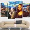 Mona Lisa Selfie Panels paint by numbers