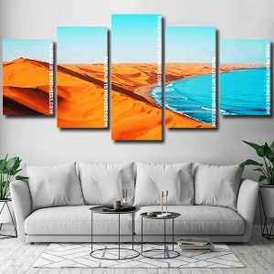 Namibia Desert Seascape Panel paint by numbers