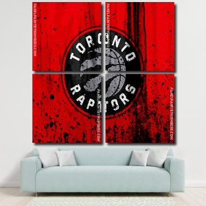 Toronto Raptors Logo Panels paint by number