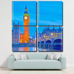 Big Ben London Panels paint by numbers