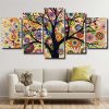 Abstract Tree Of Life Panels paint by numbers