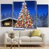 Christmas Night Tree Panels paint by numbers