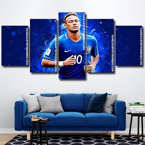 Neymar Football Player Panel paint by numbers