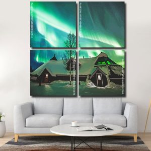 Northern Lights Aurora panels paint by numbers