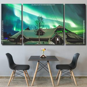 Northern Lights Aurora panels paint by numbers