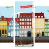 Nyhavn Copenhagen panel paint by numbers