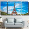 Paris Eiffel Tower panels paint by numbers